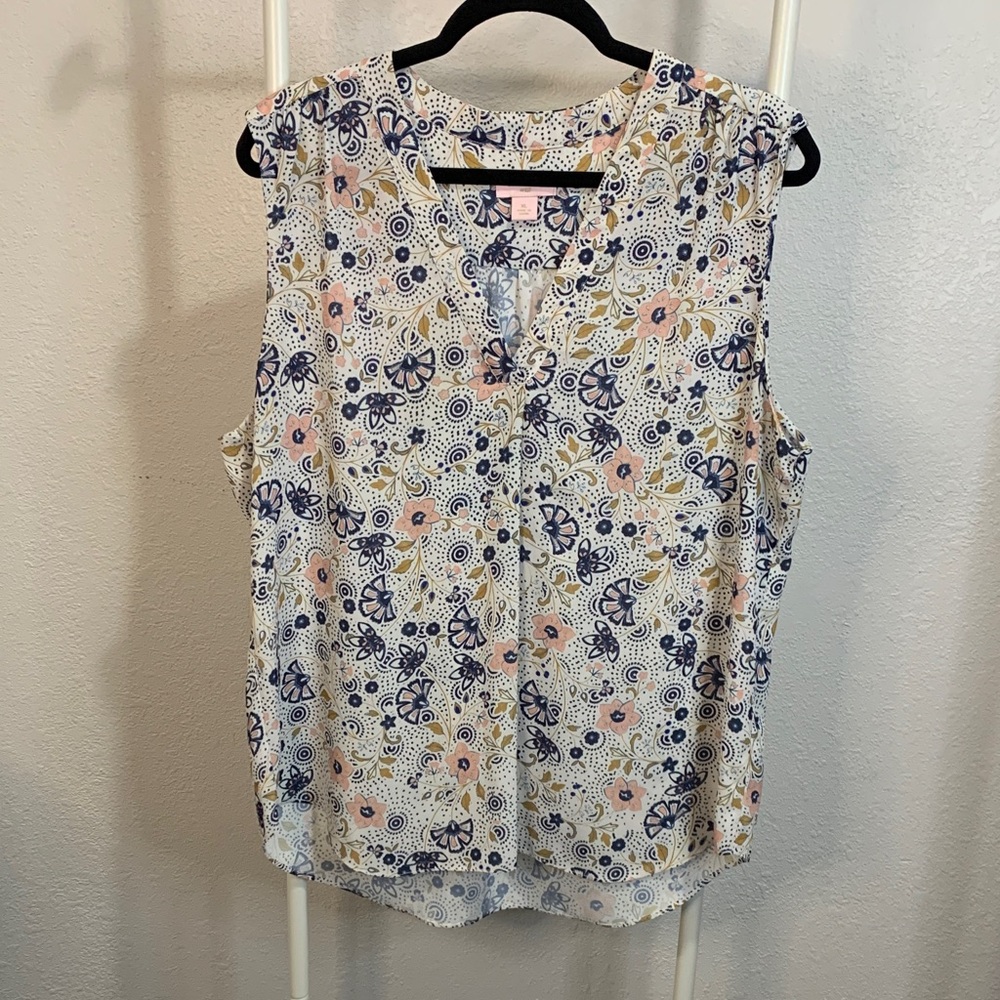 St. Tropez‎ Multicolor Floral Blouse